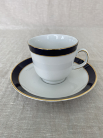 Koffiekop Winterling, kobaltblauw