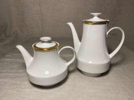 Koffie- en theepot Winterling, gouden rand