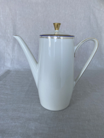 Koffiekan Jäger & Co, sierrand met blauw en goud