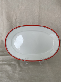 Schalenset Mitterteich, roodzwarte rand