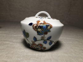 Melkkannetje en suikerpot Mitterteich Bavaria, bloemendecor