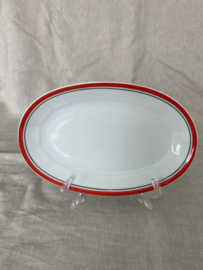 Schalenset Mitterteich, roodzwarte rand