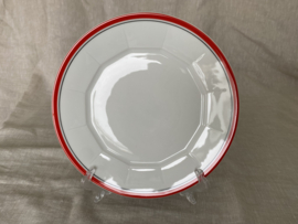 Ontbijtbord Mitterteich, roodzwarte rand