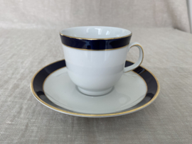 Koffiekop Winterling, kobaltblauw