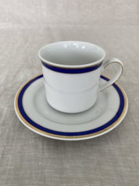 Koffiekop Kronester, kobaltblauw