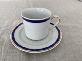 Koffiekop Kronester, kobaltblauw