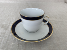 Koffiekop Winterling, kobaltblauw