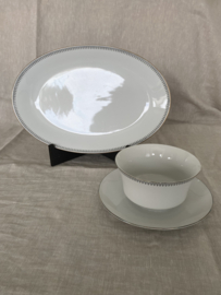 Serviesset Winterling, gouden rand met boogmotief