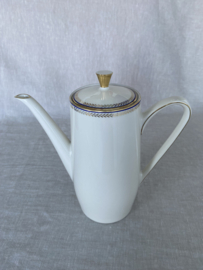 Koffiekan Jäger & Co, sierrand met blauw en goud