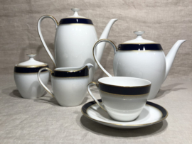 Koffieservies Arzberg, kobaltblauw