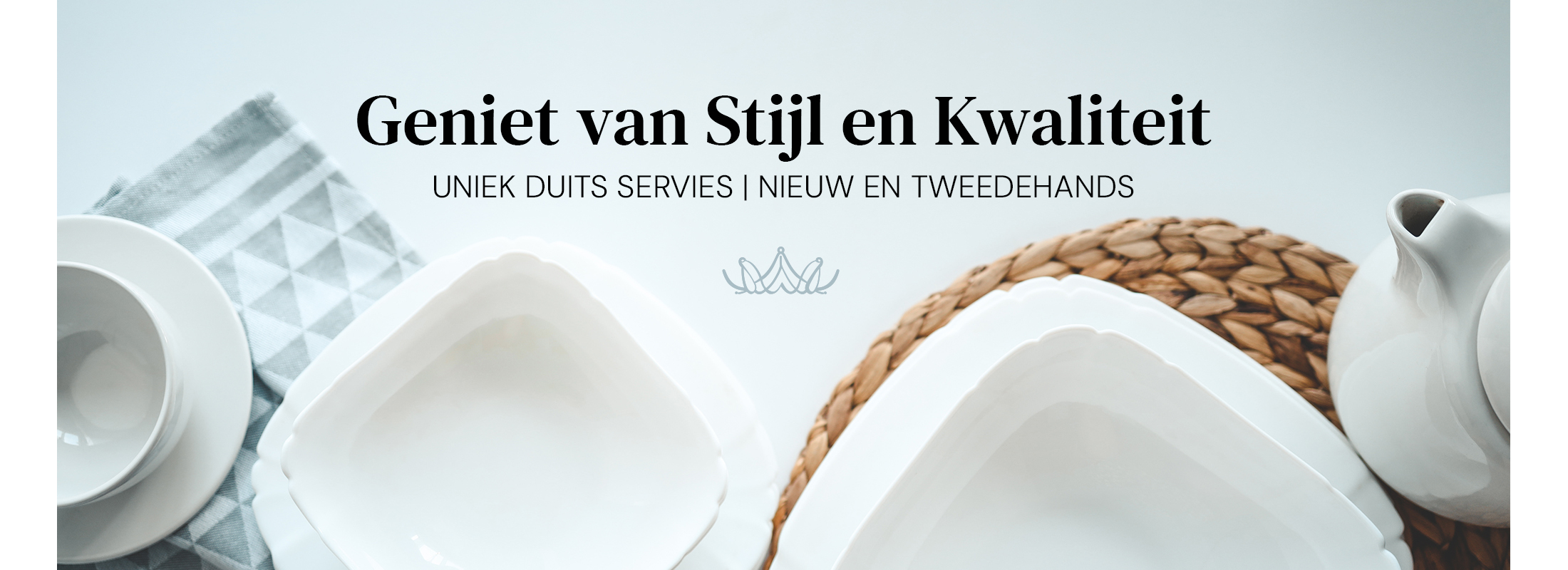 Duits Nieuw en Tweedehands servies