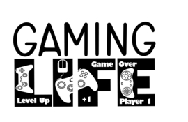Muursticker Gaming - game over - level - player
