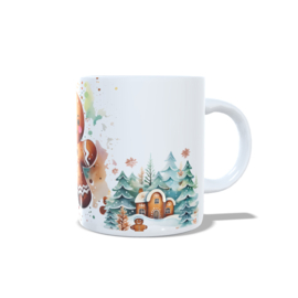 Koffie beker - thee mok - kerst - poppetje