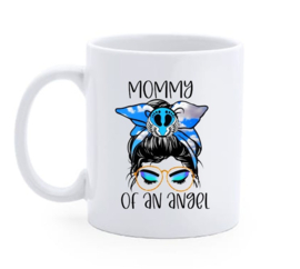 Bedrukte beker - mok Moederdag Mommy of an angel