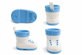 Baby Laarsje Cadeau – Geboorte & Babyshower jongen  boy