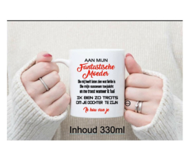 Bedrukte beker  Mijn Fantastische Moeder  dochter