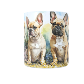 Koffie beker - thee mok - bulldog - frenchie - hond