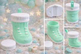 Baby Laarsje Cadeau – Geboorte & Babyshower (Meisje en jongen )