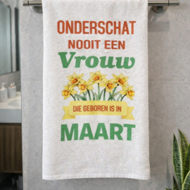 Bedrukte handdoek