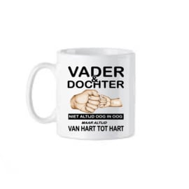 Koffie bekr - thee mok vader en dochter