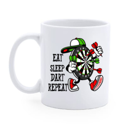 Bedrukte beker - mok Darts - Darten - Geschenk - Verjaardag