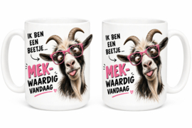 Mok “Ik ben een beetje mek-waardig vandaag