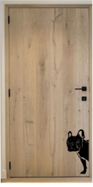 Deur / Raam sticker Franse bulldog - Peeking Frenchie Deur / Raam sticker Franse bulldog - Peeking Frenchie Deur / Raam sticker Franse bulldog - Peeking Frenchie