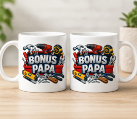 Gepersonaliseerde Mok 330ml – Tool Design Papa/Opa/Bonus Papa / Bonus Opa