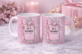 Bedrukte mok voor mama - verjaardag - moederdag - parfum