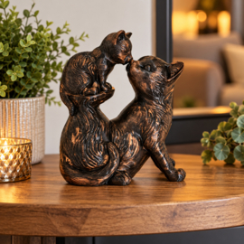Poes met kitten – 3D geprint beeld 15 cm