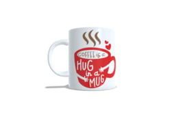 Koffie beker - thee mok coffee is a hug in a mug