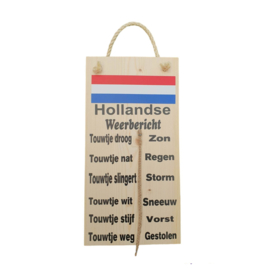 Weerbord Hollandse