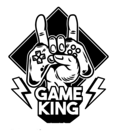 Muursticker Super king gamer - game