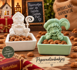 3D-geprinte pepernotenbakjes of chocolaatjes