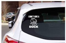 Auto sticker I DON`T GIVE A DUCK