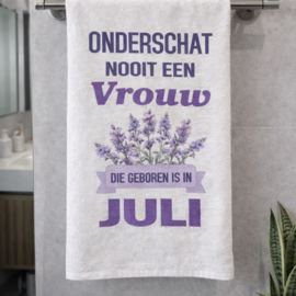 Bedrukte handdoek