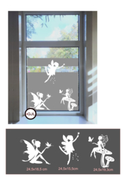 Raamsticker elfjes