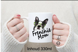 Bedrukte  Frenchie Mom franse buldog