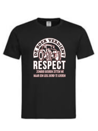 T`shirt  Respect voor de boeren