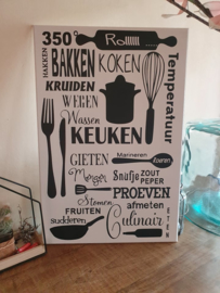 Tekstbord Keuken