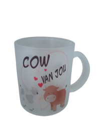 Bedrukte beker  Cow van jou