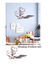 Raam - Muur stickers Dinosaurus