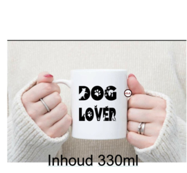 Bedrukte beker Dog Lover
