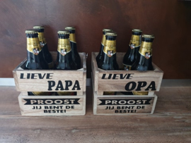 Bier kratje Papa of Opa