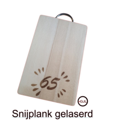 Snij Brood Serveer Plank Verjaardag 65 Jaar Moederdag Oma Moeder Jubileum Borrelplank Spreukbord  Cadeau Geschenk