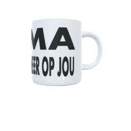 Koffie beker - thee mok - tekst - quote - ik lijk steeds meer op jou - geschenk  - mama