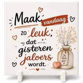 Tegel keramiek maak vandaag zo leuk