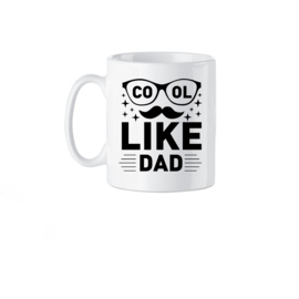 Beker Papa - Opa - Dad - Like - cool - vaderdag - verjaardag Looster-art@design