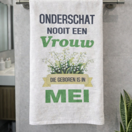 Bedrukte handdoek