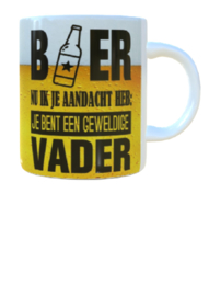 Beker - mok Bier geweldige vader